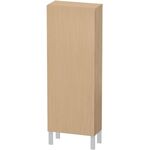 Duravit Halbhochschrank L-CUBE 500x243x1320mm A rechts eiche natur