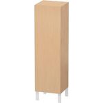 Duravit Halbhochschrank L-CUBE 400x363x1320mm A links eiche natur