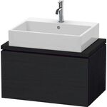 Duravit Konsolenunterschrank L-CUBE 400x720x477mm eiche schwarz