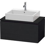 Duravit Konsolenunterschrank L-CUBE 400x820x477mm eiche schwarz