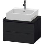 Duravit Konsolenunterschrank L-CUBE 400x620x477mm eiche schwarz