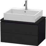 Duravit Konsolenunterschrank L-CUBE 400x720x477mm eiche schwarz