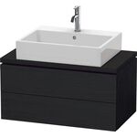 Duravit Konsolenunterschrank L-CUBE 400x820x477mm eiche schwarz