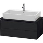 Duravit Konsolenunterschrank L-CUBE 400x920x477mm eiche schwarz
