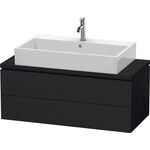 Duravit Konsolenunterschrank L-CUBE 400x1020x477mm eiche schwarz