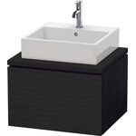 Duravit Konsolenunterschrank L-CUBE 400x620x547mm eiche schwarz