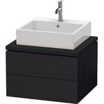 Duravit Konsolenunterschrank L-CUBE 400x620x547mm eiche schwarz