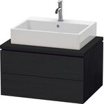 Duravit Konsolenunterschrank L-CUBE 400x720x547mm eiche schwarz