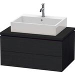 Duravit Konsolenunterschrank L-CUBE 400x820x547mm eiche schwarz