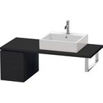 Duravit Konsolenunterschrank L-CUBE 400x320x547mm eiche schwarz