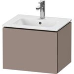 Duravit WTU Compact L-CUBE 400x520x421mm, 1 Auszug basalt matt