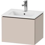 Duravit WTU Compact L-CUBE 400x520x421mm, 1 Auszug taupe