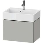 Duravit WTU Compact L-CUBE 394x584x391mm, 1 Auszug betongrau matt