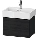 Duravit WTU Compact L-CUBE 394x584x391mm, 1 Auszug eiche schwarz