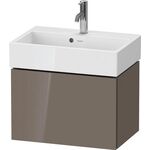 Duravit WTU Compact L-CUBE 394x584x391mm 1 Az fla grey hochglanz