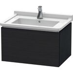 Duravit Waschtischunterbau L-CUBE 469x670x408mm eiche schwarz