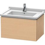 Duravit Waschtischunterbau L-CUBE 469x670x408mm eiche natur
