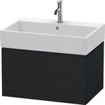 Duravit Waschtischunterbau L-CUBE 394x684x459mm eiche schwarz