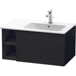 Duravit Waschtischunterbau L-CUBE 400x820x481mm Be rechts eiche schwarz