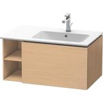 Duravit Waschtischunterbau L-CUBE 400x820x481mm, Becken rechts eiche natur