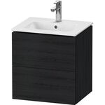Duravit WTU Compact L-CUBE 550x520x421mm 2 Schubk eiche schwarz