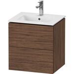Duravit WTU Compact L-CUBE 550x520x421mm 2 Schubk nussbaum dunkel