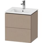 Duravit WTU Compact L-CUBE 550x520x421mm, 2 Schubkästen leinen