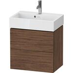 Duravit WTU Compact L-CUBE 544x584x391mm 2 Schubk nussbaum dunkel