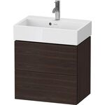 Duravit WTU Compact L-CUBE 544x584x391mm 2 Schubk NB gebürstet