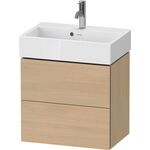 Duravit WTU Compact L-CUBE 544x584x391mm 2 Schubk mediterrane eiche