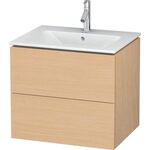 Duravit Waschtischunterbau L-CUBE 620x481x550mm eiche natur