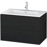 Duravit Waschtischunterbau L-CUBE 820x481x550mm eiche schwarz