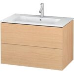Duravit Waschtischunterbau L-CUBE 820x481x550mm eiche natur