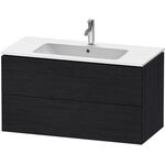 Duravit Waschtischunterbau L-CUBE 1020x481x550mm eiche schwarz