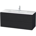 Duravit Waschtischunterbau L-CUBE 1220x481x550mm eiche schwarz