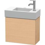 Duravit Waschtischunterbau L-CUBE 400x480x240mm A rechts eiche natur