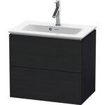 Duravit WTU Compact L-CUBE 550x620x391mm eiche schwarz