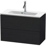 Duravit WTU Compact L-CUBE 550x820x391mm eiche schwarz