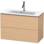 Duravit WTU Compact L-CUBE 550x820x391mm eiche natur