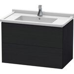 Duravit Waschtischunterbau L-CUBE 469x820x558mm eiche schwarz