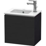 Duravit Waschtischunterbau L-CUBE 294x420x400mm A rechts eiche schwarz