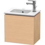 Duravit Waschtischunterbau L-CUBE 294x420x400mm A rechts eiche natur