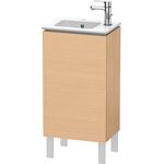 Duravit Waschtischunterbau L-CUBE 294x420x704mm Anschlag links eiche natur