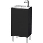 Duravit Waschtischunterbau L-CUBE 294x420x704mm A rechts eiche schwarz