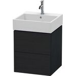 Duravit Waschtischunterbau L-CUBE 544x484x459mm eiche schwarz