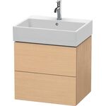 Duravit Waschtischunterbau L-CUBE 544x584x459mm eiche natur