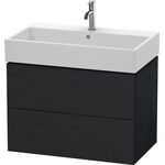 Duravit Waschtischunterbau L-CUBE 544x784x459mm eiche schwarz