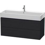 Duravit Waschtischunterbau L-CUBE 544x1184x459mm eiche schwarz