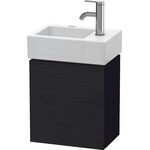 Duravit Waschtischunterbau L-CUBE 400x364x241mm A links eiche schwarz