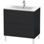 Duravit Waschtischunterbau L-CUBE 820x481x704mm eiche schwarz